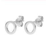 Poro I Small Circle Stud Earrings